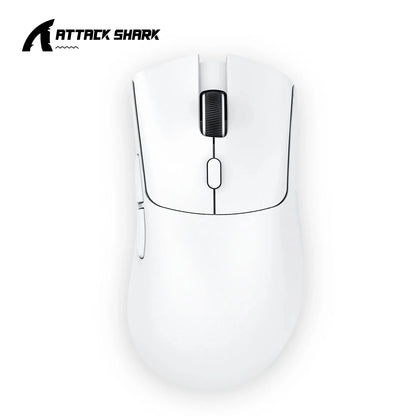 Mysz Bluetooth ATTACK SHARK R1 – viralowa mysz recenzowana przez influencerów, oryginalna prosto od marki, sensor PAW3311 z 1K Hz do gamingu