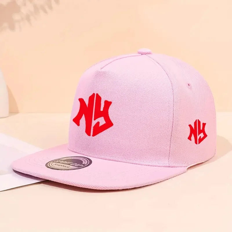 Gorra de béisbol con letras neutras, para primavera y otoño, ajustable, informal, de estilo hip-hop, con visera, ideal para actividades al aire libre y protección solar.