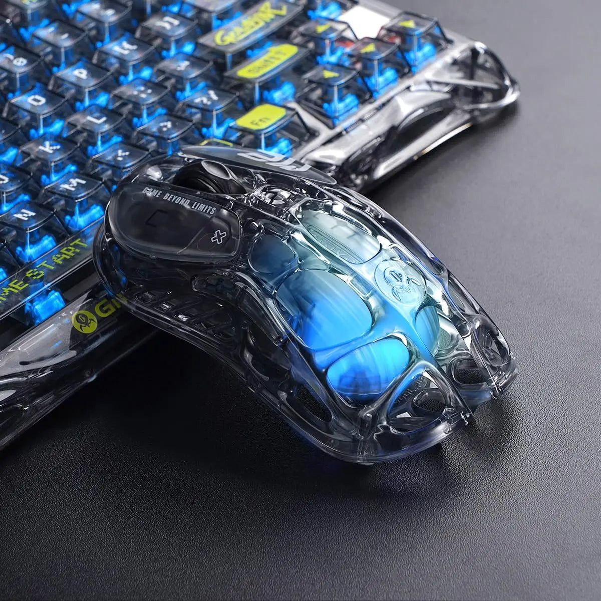 GravaStar Mercury M2 – bezprzewodowa mysz gamingowa z 26,000 DPI, sensorem PAW3395DM, lekką ażurową konstrukcją 79g i 5 programowalnymi przyciskami