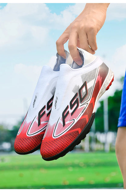 Chaussures de football pour hommes, neuves, pour terrain gazonné, professionnelles, originales, résistantes, décontractées, chaussures de football de qualité supérieure, ultralégères