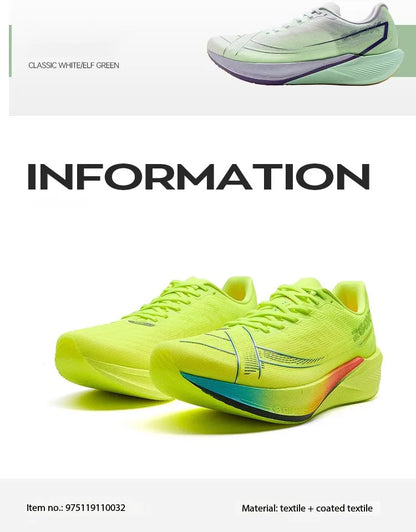 Xtep 260X 2.0  Marathon Running Shoes For Men Racing Carbon Plate Shock Soft Cushion Sport Daily Training Shoe 975119110032