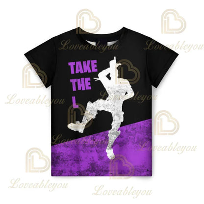 Battle Royale T-Shirt Fortnite T-Shirt Victory Cartoon-Oberteile Teenager-Kleidung Kinder Hero Game Fortress Night 3D Jungen Mädchen T-Shirt