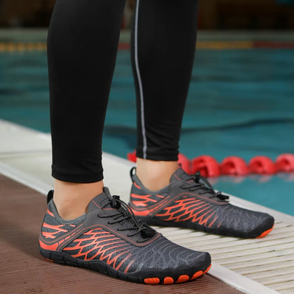 Scarpe da acqua da uomo, scarpe da spiaggia da donna, scarpe aqua da indossare a piedi nudi, scarpe da nuoto ad asciugatura rapida, scarpe da sport per guado, scarpe da canottaggio, pesca e surf
