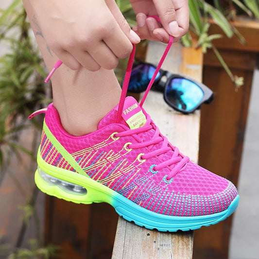 Women’s Sports Shoes Outdoor High-Quality Running Shoes Breathable Athletic Casual Sneakers Ladies Non-slip Sport Walking Shoes