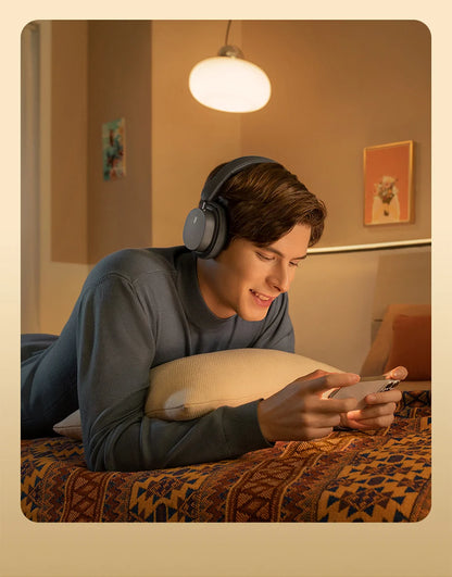 Baseus kabellose Bluetooth 5.3 Over-Ear-Kopfhörer – HiFi-40mm-Treiber, faltbares Headset mit 70H Wiedergabezeit und Spatial Audio