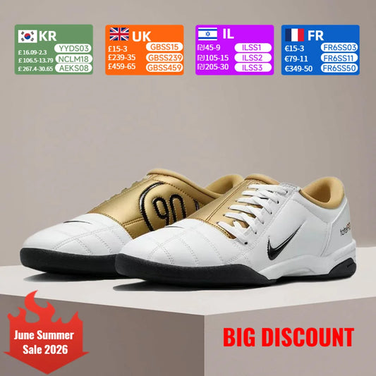 Nike Total 90 III Men's Low-Top Fashion Soccer Shoes: Breathable, Lightweight, Comfortable, Non-Slip, and Durable HJ9351-101