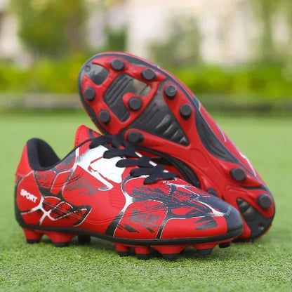 New Men's Kids Professional Soccer Shoes Boys Cleats Non-Slip Grass Football Boots Adult Ultralight Training Shoes Drop Shipping