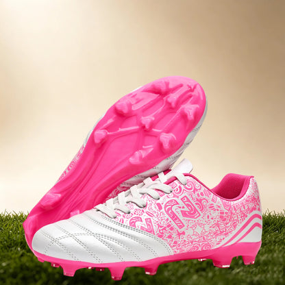Chaussures de football AG/FG de nouveau style, crampons stables en TPU longs, unisexes, pour terrain de gazon extérieur, matchs et entraînements de football