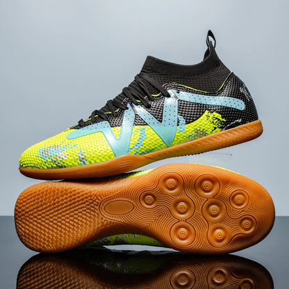 Zapatillas de fútbol para hombre, tacos de alto rendimiento, calzado profesional de fútbol sala, botas rápidas para campo de fútbol, zapatillas originales de entrenamiento para niño