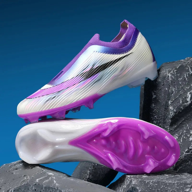 Chaussures de football pour hommes, chaussures de football pour femmes, chaussures de terrain synthétique pour l'extérieur