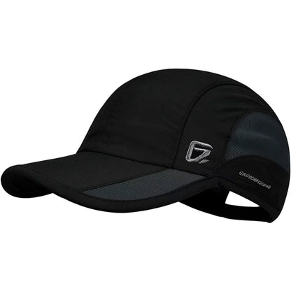 【GADIEMKENSD】 Unstructured Quick Dry Sports Cap Summer Sun Hat for Unisex UV Protection  Baseball Caps M37