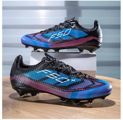 Chaussures de football pour hommes, crampons d'entraînement rapides pour terrain extérieur, chaussures de football à crampons pour terrain synthétique, baskets basses originales unisexes