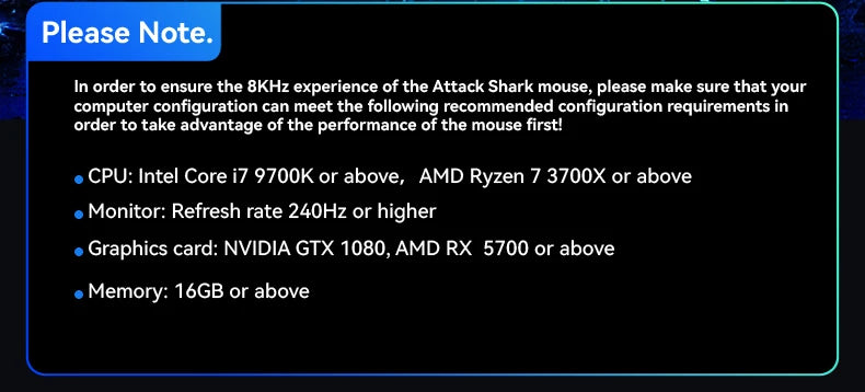Attack Shark R2 Ασύρματο Gaming Mouse PAW3950 8K από ελαφρύ κράμα μαγνησίου, Bluetooth Tri-Mode για gaming/γραφείο