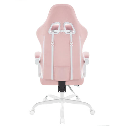 WOLTU sukamoji kompiuterio kėdė su masažo funkcija, ergonominė biuro kėdė su pagalvėle ir pakoju, reguliuojamo aukščio gaming kėdė