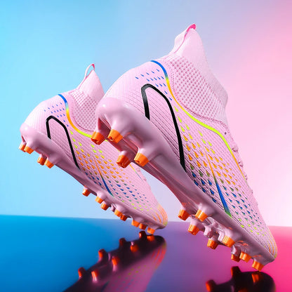 Men's Football Field Boots Ultralight Turf Indoor Society Training Soccer Shoes Cleats for Kids Sneakers TF/FG Football Shoes