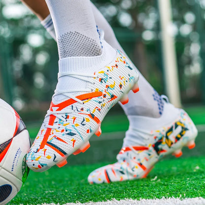 Professionele voetbalschoenen voor heren, ademend mesh, antislip voetbalschoenen, snelle sneakers, modieuze voetbalschoenen voor kunstgras voor heren