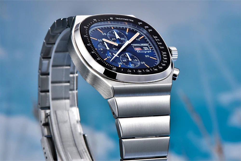 PAGANI DESIGN Új PD1819 férfi kvarc karóra, 40 mm, zafírüveg, rozsdamentes acél, vízálló, világító C3 kronográf reloj hombre