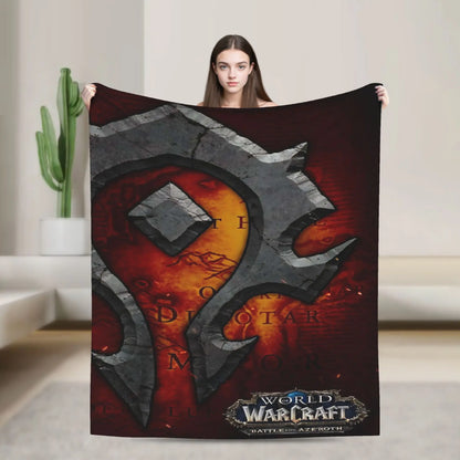 WOW World of Warcraft Blankets Quality Soft  Bedding Throws Winter Kids Bedroom Novelty Bedspread