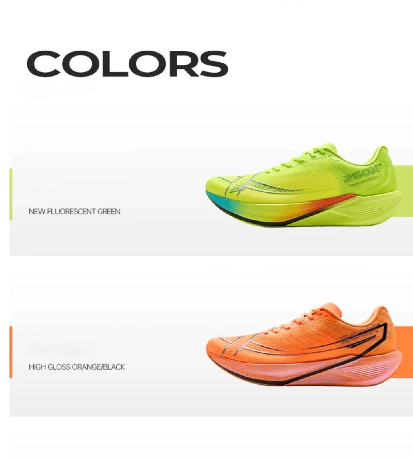 Xtep 260X 2.0  Marathon Running Shoes For Men Racing Carbon Plate Shock Soft Cushion Sport Daily Training Shoe 975119110032