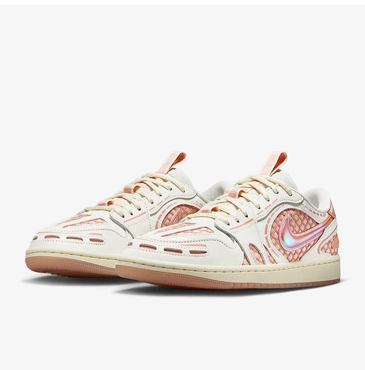 Ténis desportivos casuais almofadados Nike Genuine JORDAN para mulher, estilo clássico e moderno, HQ2186-180