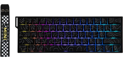AULA Mini60 HE/Pro/Max 60% Magnetic Switch Keyboard RGB Tri Mode Wireless Mechanical Keyboard 8000Hz 0.01mmRT for Pc Gamer Gifts