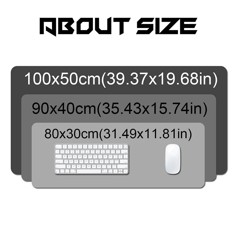 World Of Warcraft Game XXL Large Mouse pad Large Keyboard Desk Mat Gaming Mouse Pad Lock Edge Non-slip Table pad Mat HYBXAXC