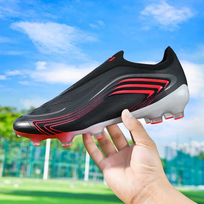 Nouvelles chaussures de football pour hommes TF/FG, chaussures de football professionnelles de haute qualité, chaussures de futsal unisexes pour femmes, vente chaude, crampons ultralégers, baskets.
