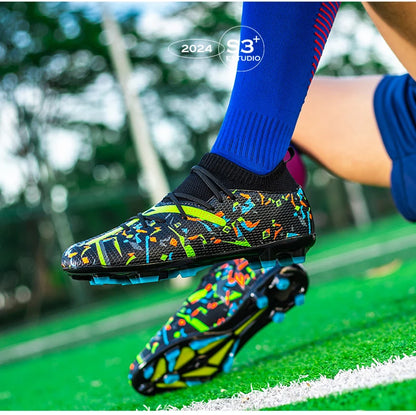 Professionele voetbalschoenen voor heren, ademend mesh, antislip voetbalschoenen, snelle sneakers, modieuze voetbalschoenen voor kunstgras voor heren