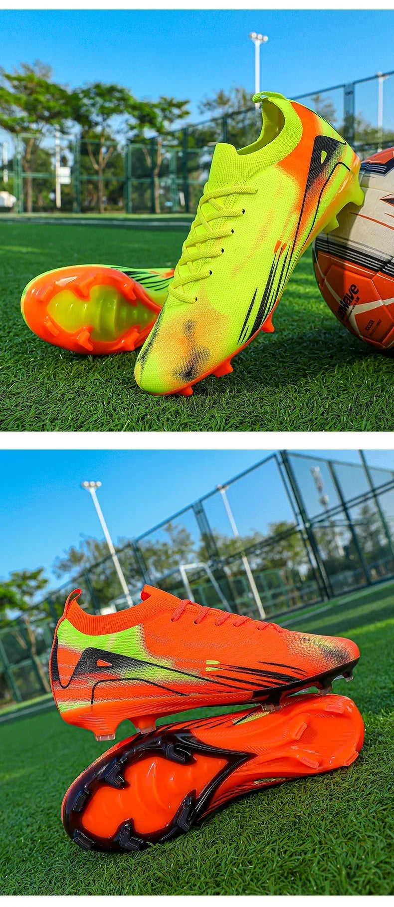 Chaussures de Football antidérapantes pour hommes, baskets d'entraînement FG de qualité supérieure, bottes de Football, crampons, vente en gros, livraison directe, unisexe pour adultes, nouvelle collection