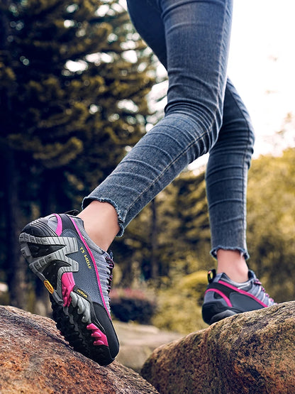 Pánské trekové boty Outdoor Lover – voděodolná turistická obuv, horské boty z pravé kůže, lesní lovecké a taktické boty