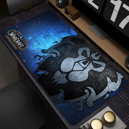 Natural Horde Alliance Mouse Pad Rubber Large Computer Desk Keyboard Mat HD World Of Warcraft Gaming Mousepad Speed Locking Edge
