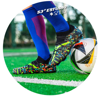 Professionele voetbalschoenen voor heren, ademend mesh, antislip voetbalschoenen, snelle sneakers, modieuze voetbalschoenen voor kunstgras voor heren