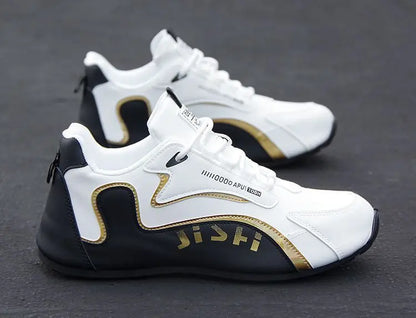 Chaussures en cuir respirantes pour hommes, baskets décontractées de voyage imperméables, chaussures de couleur unie, chimanti ald, automne, nouveau