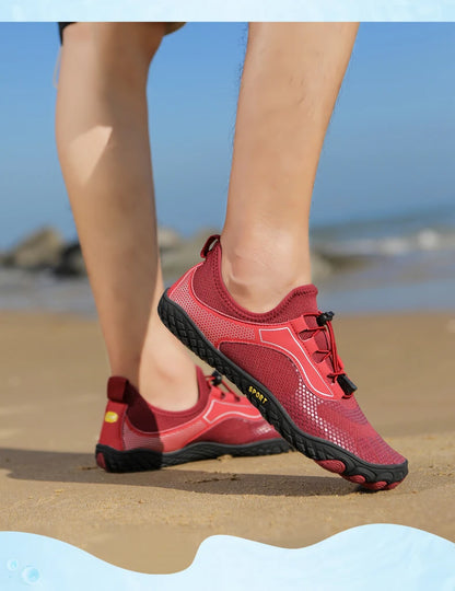 36-48# Gym Footwear Unisex Seaside Aqua Shoes Couples Vacation Beach Game Wading Shoes Men’s Squat Fitness Shoes Women’s Yoga Shoes