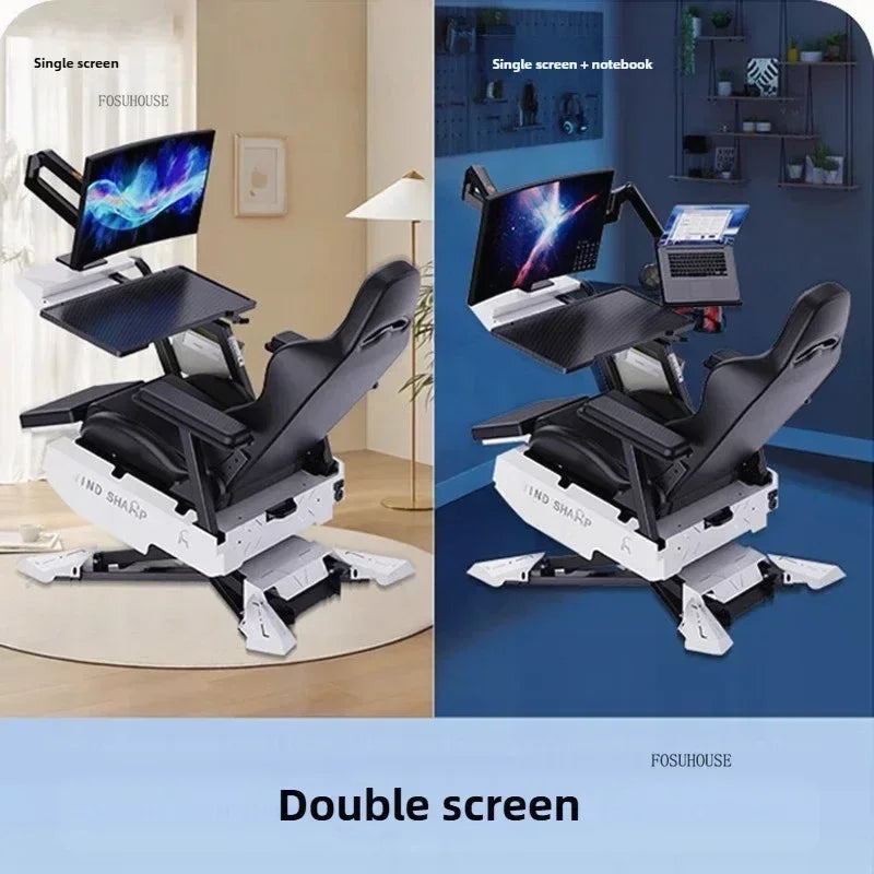 Ergonomic Gaming Chair PC Computer Racing Style Cockpit Lazy Multifunctional Long Sitting Office Home Gamer Furniture 2026