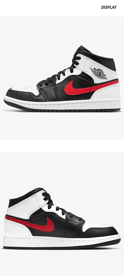 Original Nike AIR JORDAN 1 Herren-Basketballschuhe Mid-Top mit Dämpfung 554724-075