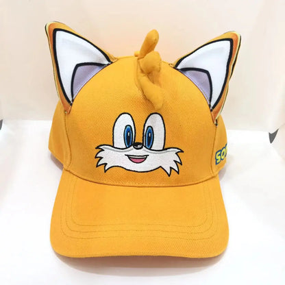 Șapcă de baseball 3D „Shadow the Hedgehog” pentru adulți și copii, cu imprimeu Sonic, Amy, Tails și Knuckles, cu margine plată și limba de rață, cadou