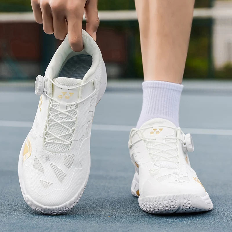 Badmintonschoenen voor heren, trainingssportschoenen voor binnen en buiten, antislip, slijtvast, mesh, ademend, tafeltennisschoenen