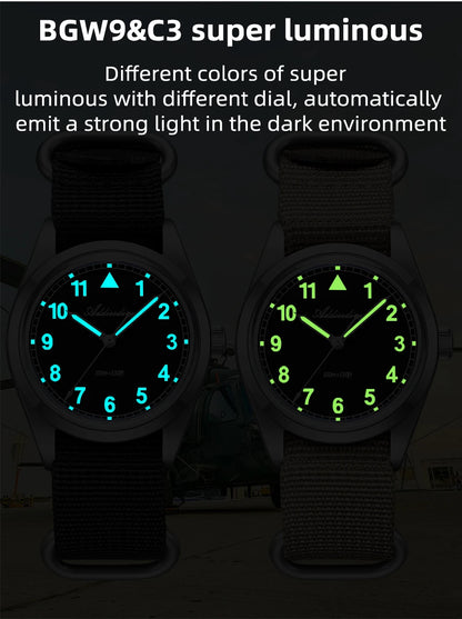 ADDIESDIVE luxus kvarc karóra férfiaknak, új, 36 mm-es, AR-bevonatú buboréküveggel, AD2079, világító, 100 m-es vízállóság, rozsdamentes acél, férfi ajándék