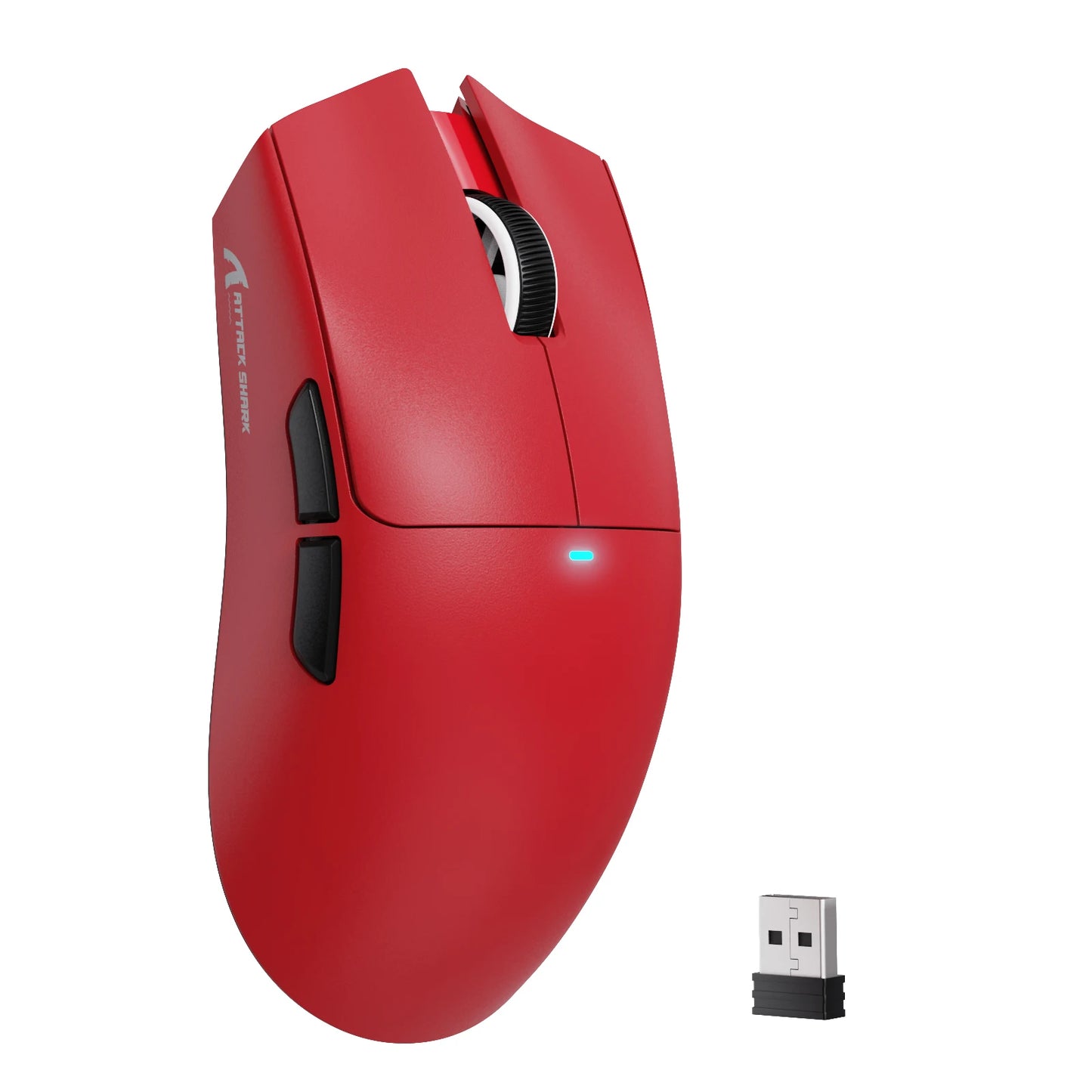 ATTACK SHARK X11SE trådløs gamingmus, tri-mode, 63g superlet med PAW3311-sensor, 22000 DPI, 300mAh batteri, dobbelt driver