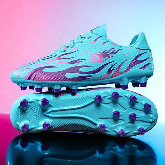 New Man Soccer Shoes Professional Football Boots Sneakers Comfortable Outdoor Match Match Boys Non-Slip Sports Shoes Unisex