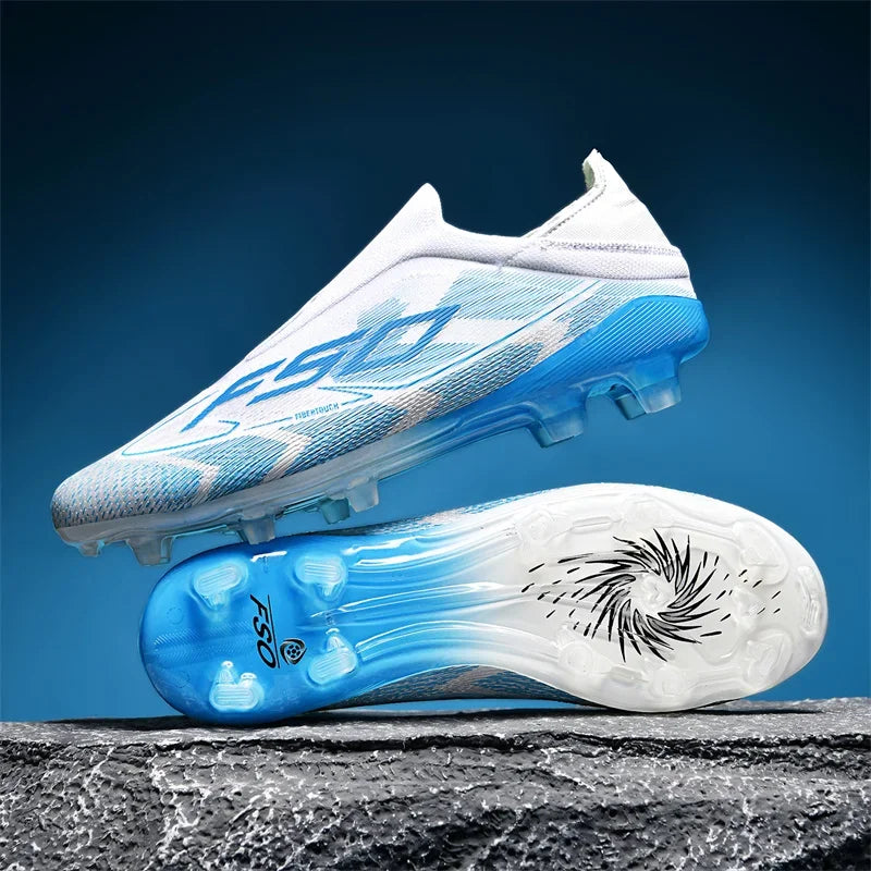 Nouvelles chaussures de football pour hommes, crampons de football sur gazon, chaussures de football pour adultes, crampons de futsal, crampons de sport confortables, antidérapants, ultra-légers, pour entraînement en s