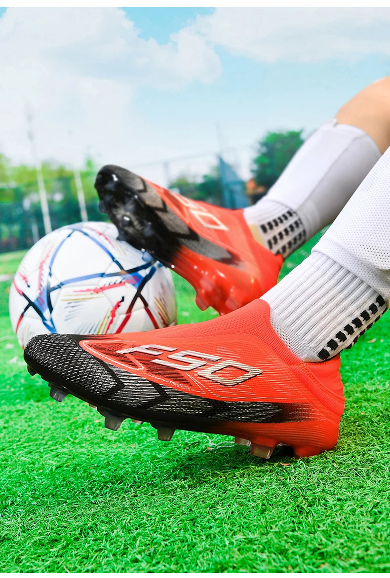 Chaussures de football pour hommes, neuves, pour terrain gazonné, professionnelles, originales, résistantes, décontractées, chaussures de football de qualité supérieure, ultralégères