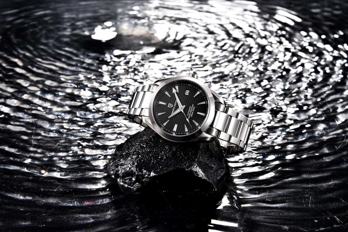 PAGANI DESIGN Luxury Business 40 mm-es férfi mechanikus karóra, csúcsminőségű zafírüveges férfi automata karóra, 100 m-es vízállóság