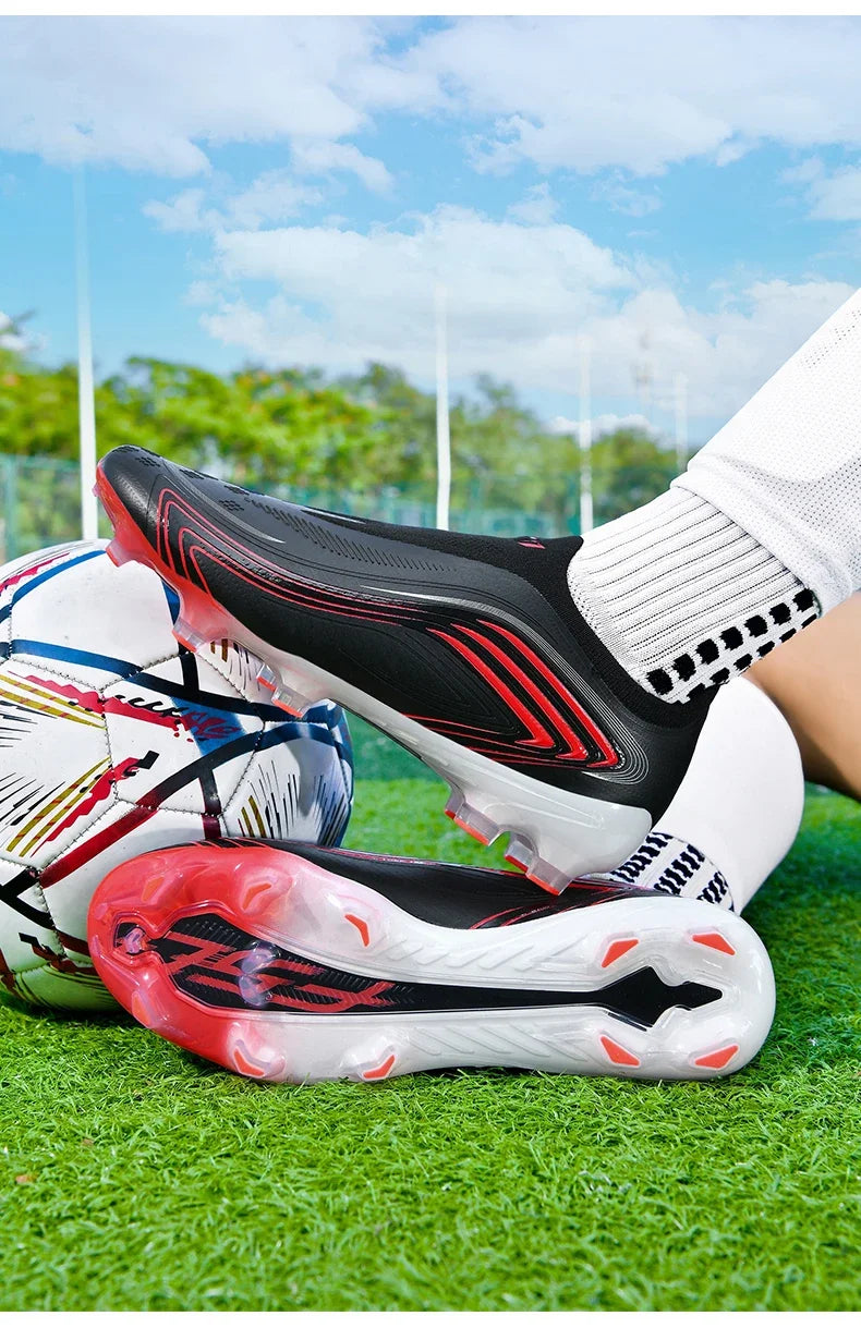 Nouvelles chaussures de football pour hommes TF/FG, chaussures de football professionnelles de haute qualité, chaussures de futsal unisexes pour femmes, vente chaude, crampons ultralégers, baskets.