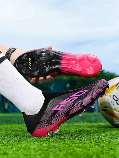 Nouvelles Chaussures de Football pour Hommes Antidérapantes, Crampons de Futsal Intérieur et de Football sur Gazon, Baskets Montantes de Haute Qualité, Meilleures Ventes pour l'Extérieur