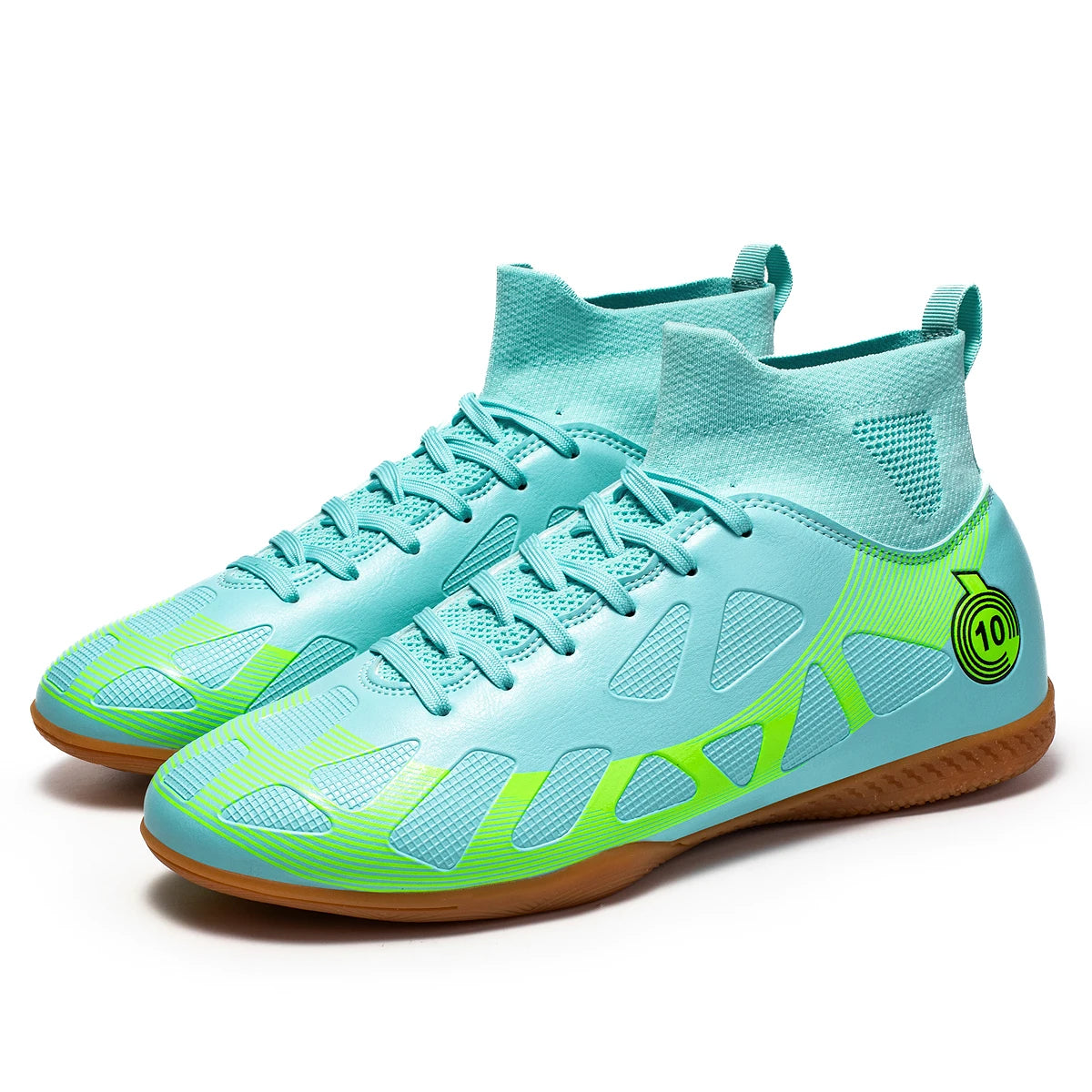 2026 New Professional Indoor Flat-Bottomed Football Shoes Teenagers Durable Comfortable Training Shoes Adult Non-Slip Soccer Shoes