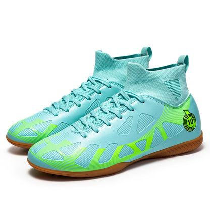2026 New Professional Indoor Flat-Bottomed Football Shoes Teenagers Durable Comfortable Training Shoes Adult Non-Slip Soccer Shoes