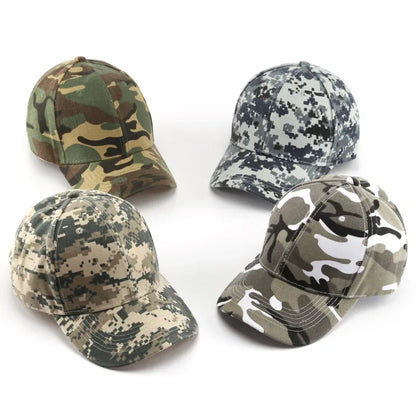 Casquettes de baseball camouflage pour homme, casquette tactique anti-UV, ajustable, style militaire, camouflage, airsoft, chasse, camping, randonnée, pêche