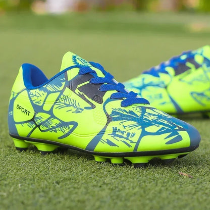 New Men's Kids Soccer Shoes Non-Slip Grass Football Boots Boys Cleats Adult Professional Ultralight Training Shoes Drop Shipping